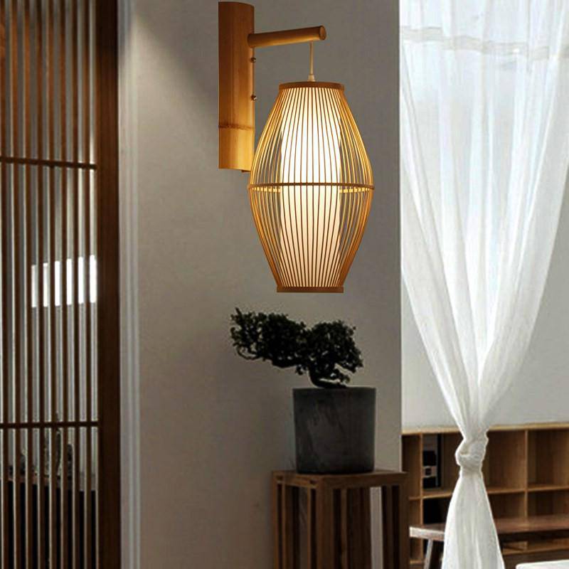 Applique suspendue en bambou style japonais Tea