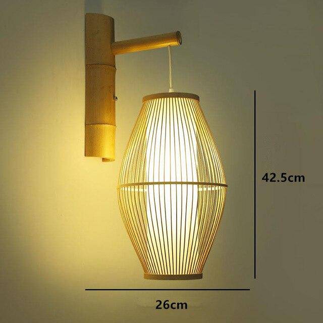 Applique suspendue en bambou style japonais Tea