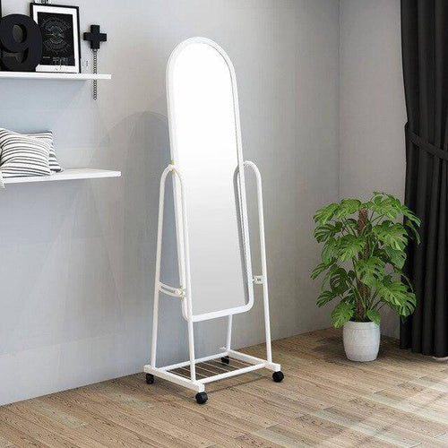 Miroir sur pied avec roulette Dressing - vue 3 sur 7
