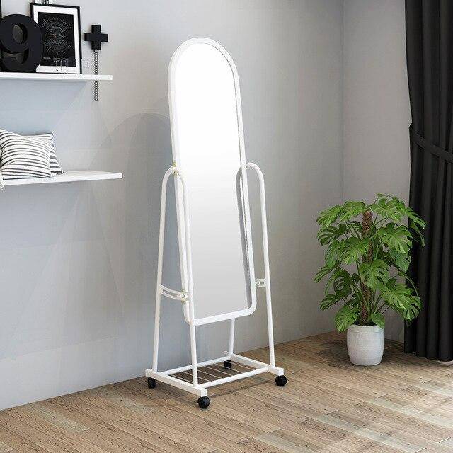Miroir sur pied avec roulette Dressing