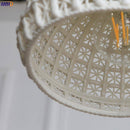 Suspension avec abat-jour style japonais moderne
