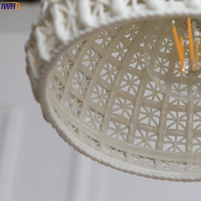 Suspension avec abat-jour style japonais moderne - vue 5 sur 5