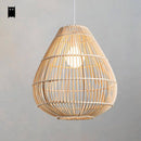 Suspension en bambou design arrondie Rattan