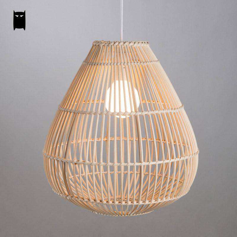 Suspension en bambou design arrondie Rattan - vue 6 sur 5