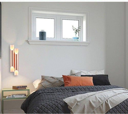 Applique murale design LED cylindre ouvert rose gold - vue 3 sur 8