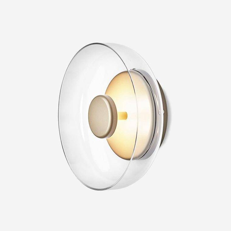 Applique murale design LED ronde en métal style Shining - vue 4 sur 6