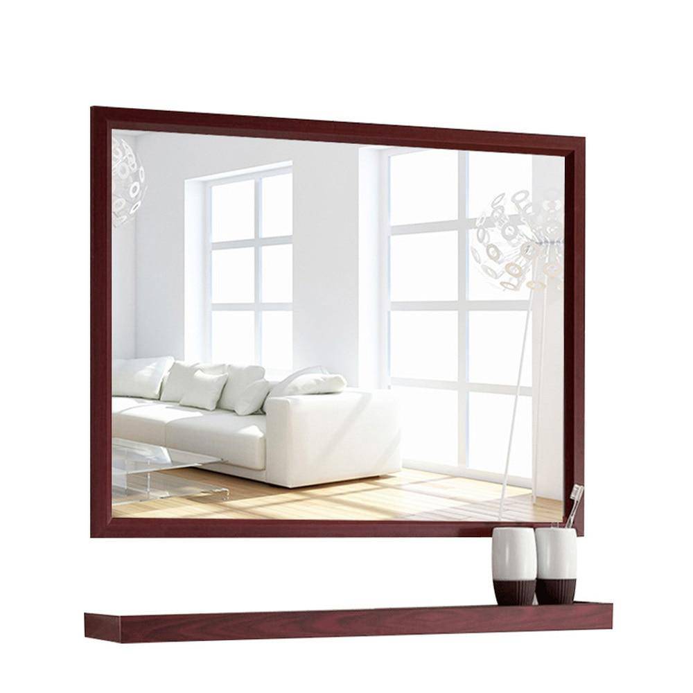 Miroir mural rectangulaire en aluminium Shelf - vue 5 sur 16