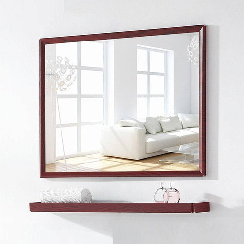 Miroir mural rectangulaire en aluminium Shelf - vue 9 sur 16