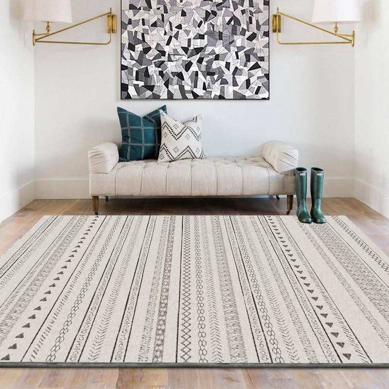 Tapis rectangle aux formes géométriques Floor C - vue 3 sur 2