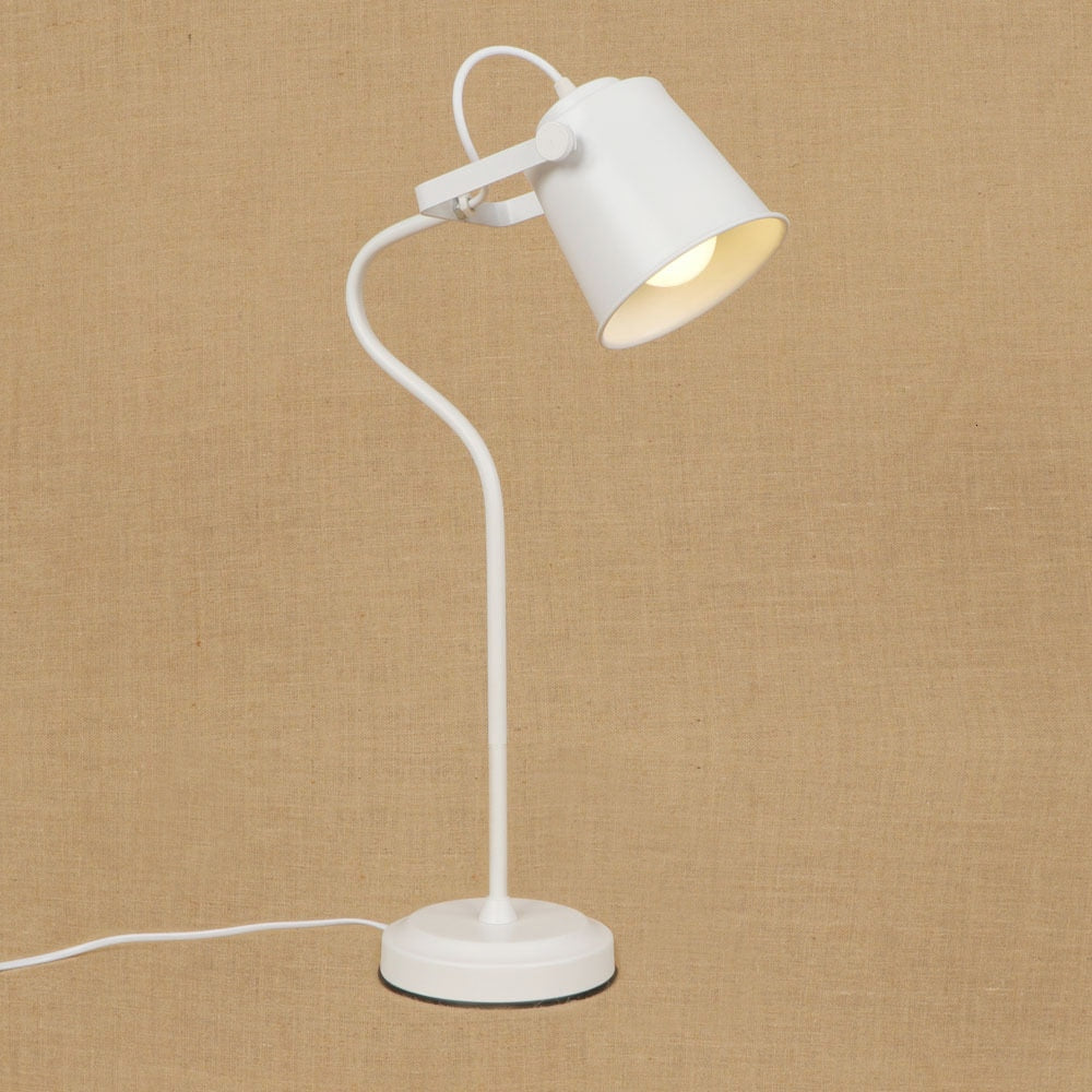 Lampe industrielle LED abat-jour cylindrique et réglable Mirtle - vue 2 sur 9