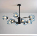 Lustre design avec branches et boules en verres Ball