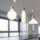 Suspension grise et verre de plusieurs formes Milk