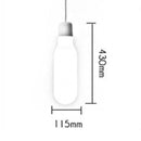Suspension grise et verre de plusieurs formes Milk