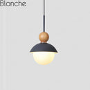 Suspension design LED en métal coloré Creative