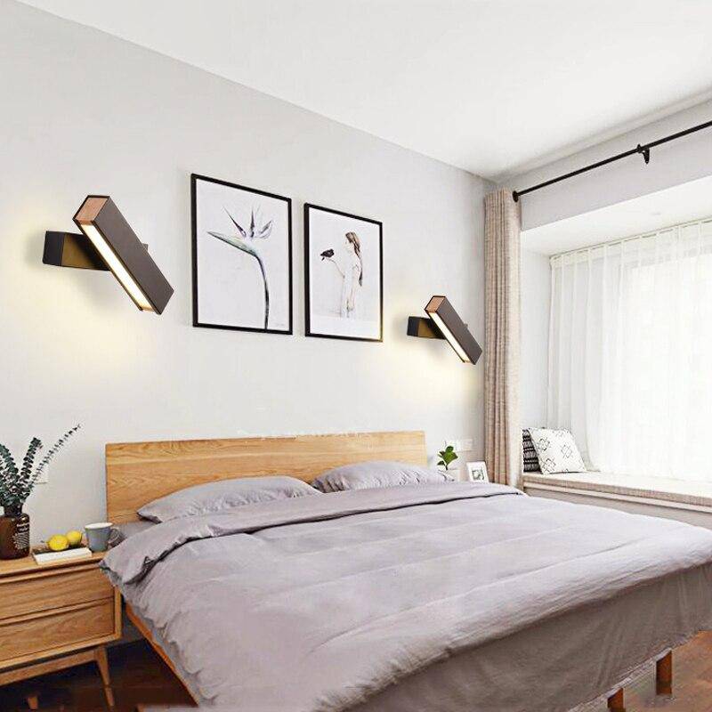 Applique murale design LED rectangles en aluminium ajustable Square