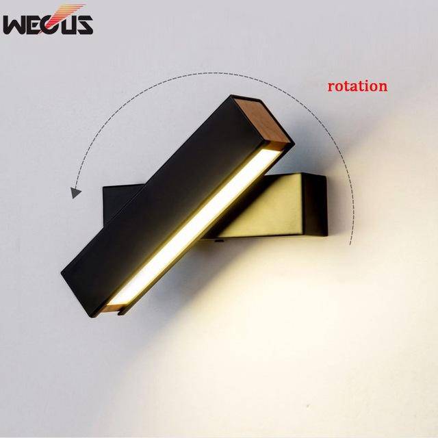 Applique murale design LED rectangles en aluminium ajustable Square