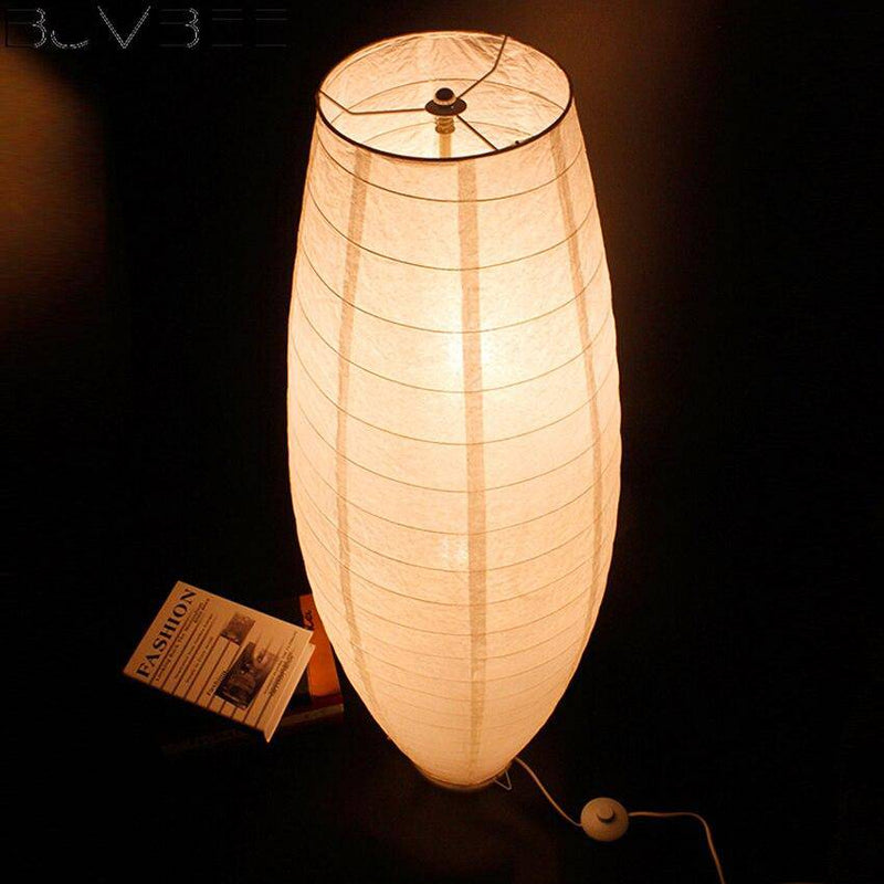 Lampadaire LED ovale en papier Woven