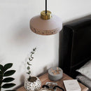 Vintage industrial coloured cement pendant light