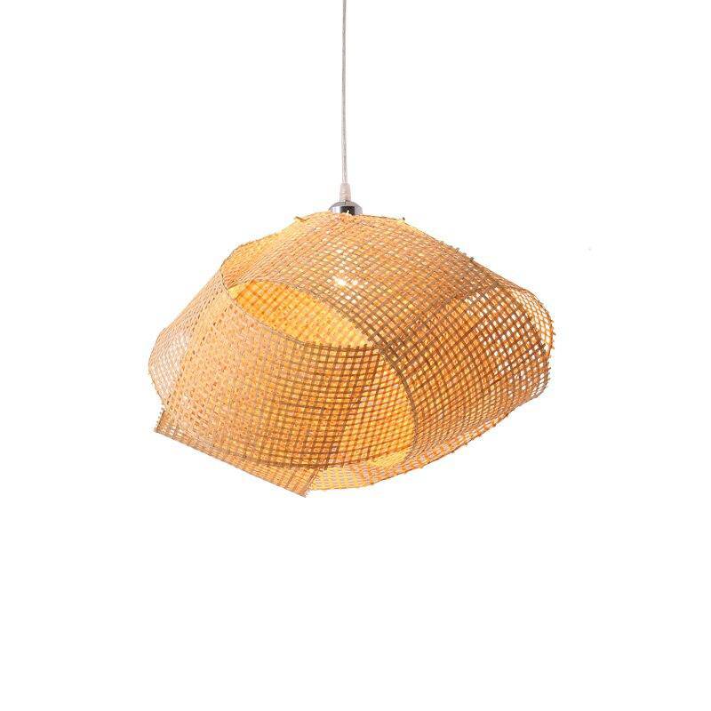 Lustre design nuage entrelacée en bambou Tatami - vue 4 sur 3
