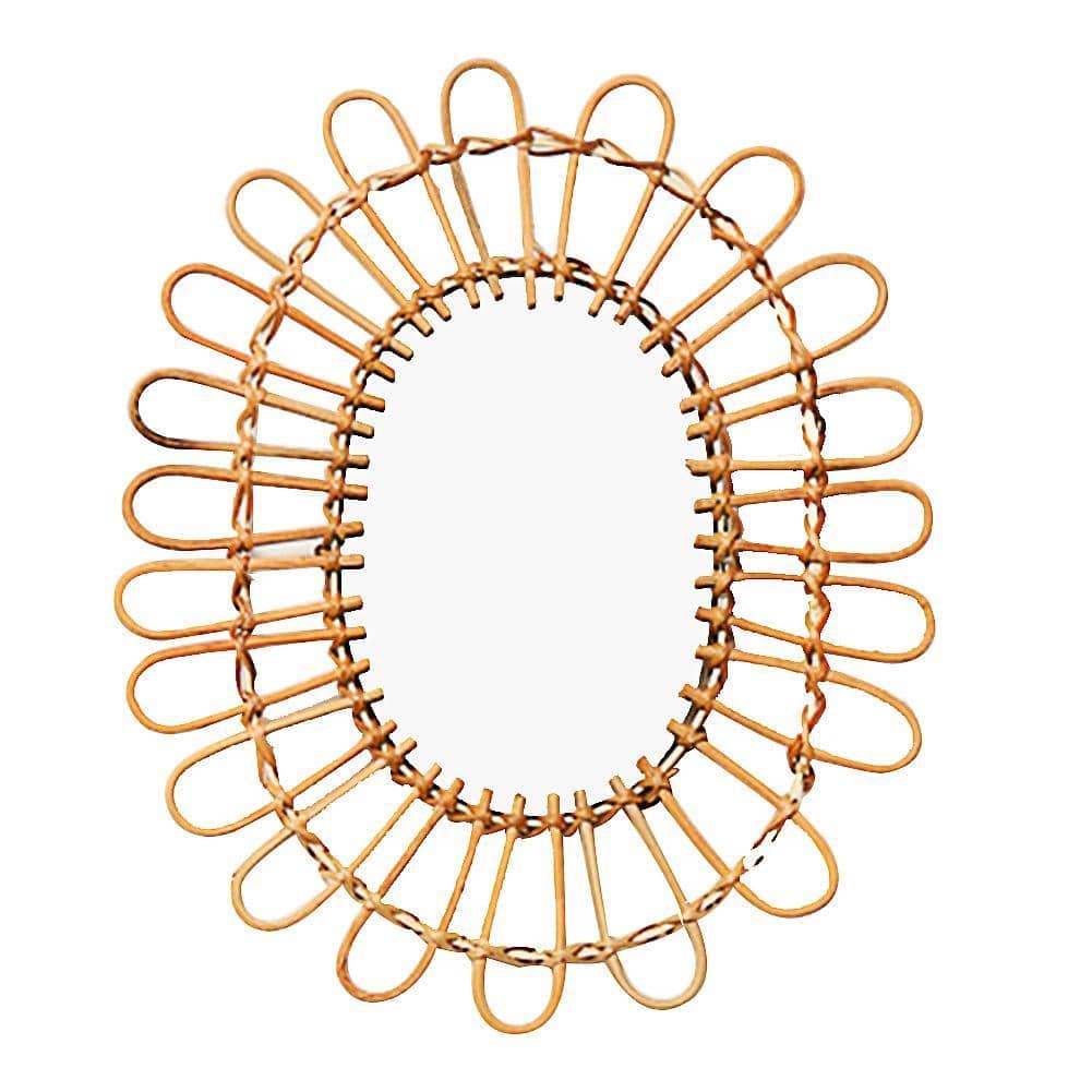 Miroir murale décoratif arrondi style Sun Décor - vue 7 sur 7