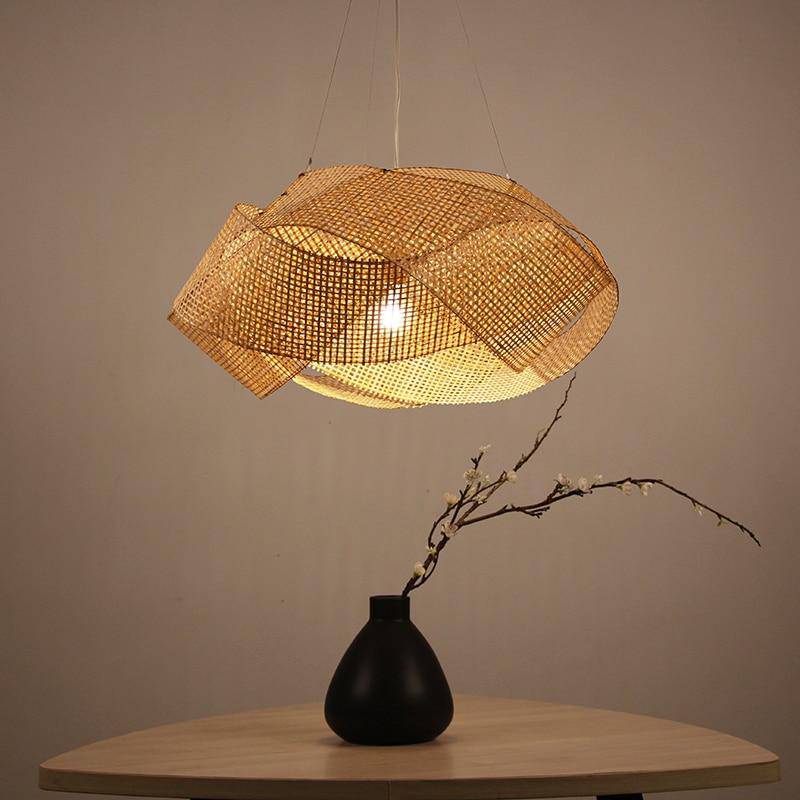 Suspension design entrelacée en bambou Personality - vue 3 sur 8