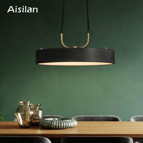 Suspension design à LED cylindrique moderne - vue 2 sur 4