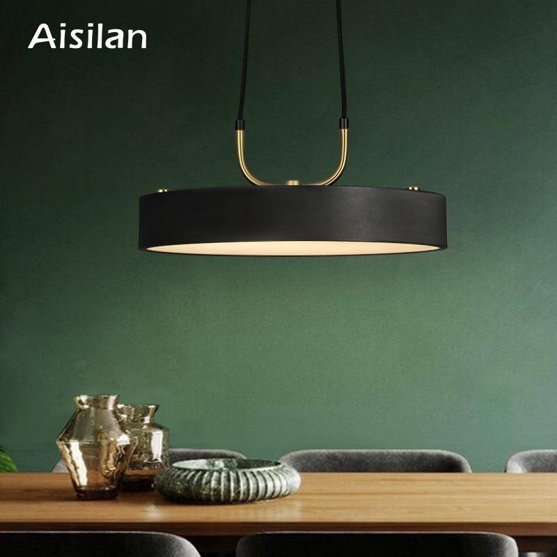 Suspension design à LED cylindrique moderne - vue 2 sur 4