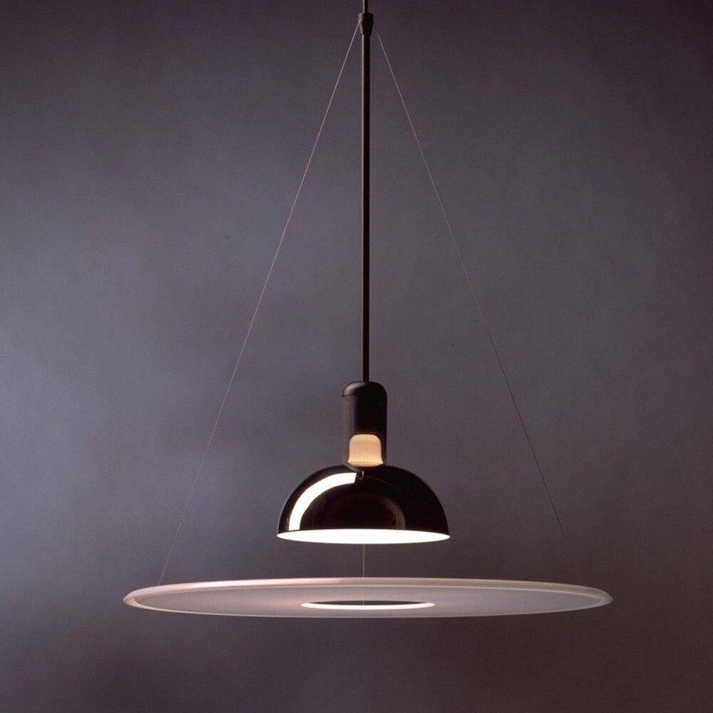 Suspension design LED avec disque en métal Creative - vue 5 sur 7