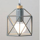 Suspension à LED avec cage en métal Modern