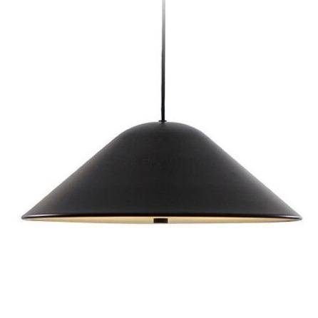 Suspension design LED avec abat-jour arrondi rose gold Loft - vue 4 sur 4