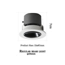 Spot encastré LED rond avec plusieurs modèles Light