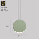 Suspension design ronde en aluminium LED