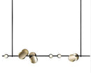 Suspension design à LED avec tuile en métal style Shining