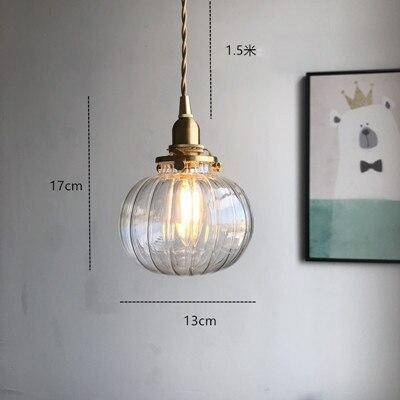 Suspension design LED en verre coloré style Jiamen - vue 5 sur 6