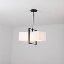 Suspension design LED en métal aux formes style Art