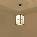 Suspension design LED en métal aux formes style Art