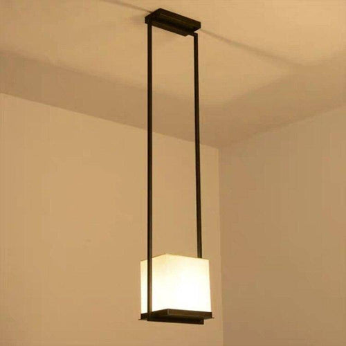 Suspension design LED en métal aux formes style Art