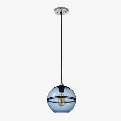 Suspension design LED avec boule en verre minimaliste Loft - vue 2 sur 8