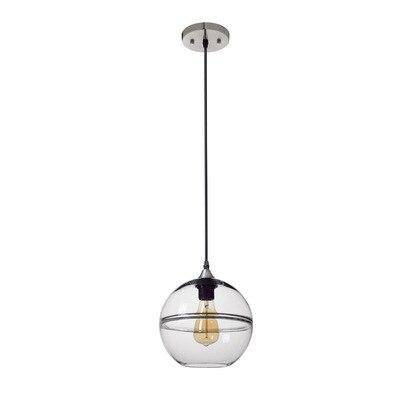 Suspension design LED avec boule en verre minimaliste Loft - vue 6 sur 8
