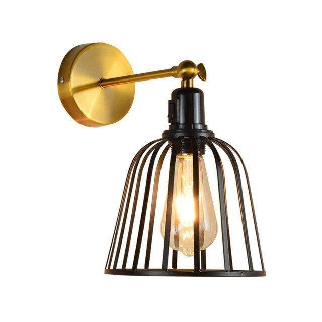 Suspension rétro LED style cage en métal Hang - vue 6 sur 8