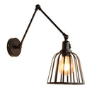 Suspension rétro LED style cage en métal Hang