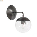 Applique murale moderne LED en métal avec boule en verre Light
