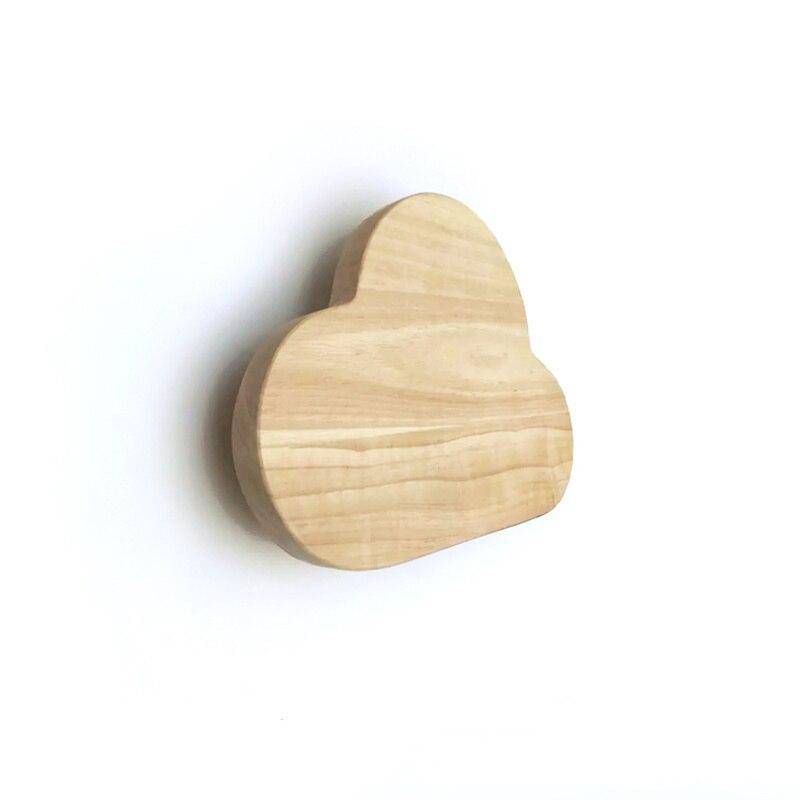 Applique murale en bois en forme de nuage Cloud