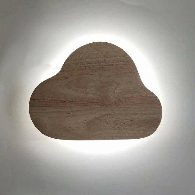 Applique murale en bois en forme de nuage Cloud