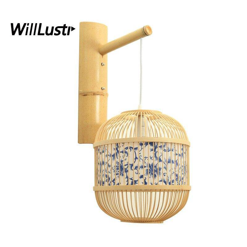 Applique suspendue en bambou style japonais Vintage - vue 6 sur 5