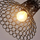 Suspension en forme de trompette en cage métalique Loft
