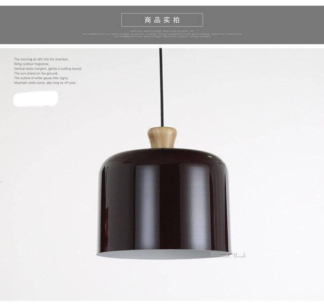 Suspension de plusieurs formes en aluminium et bois - vue 7 sur 7