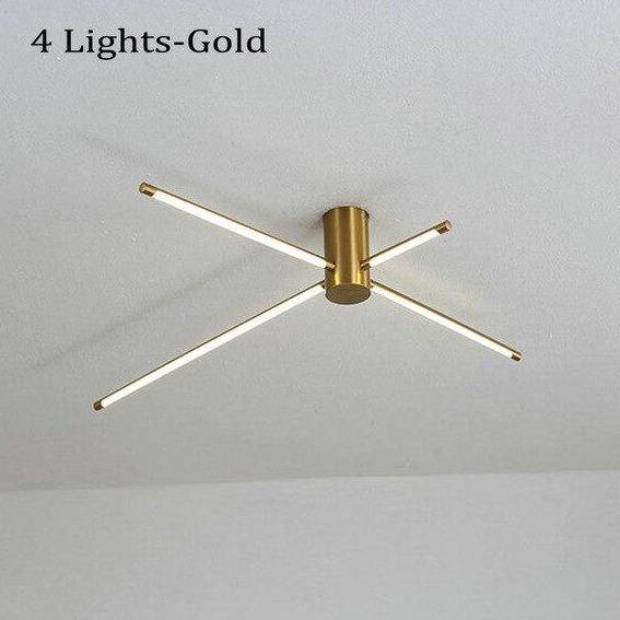 Plafonnier design avec plusieurs barres à LED Fashion