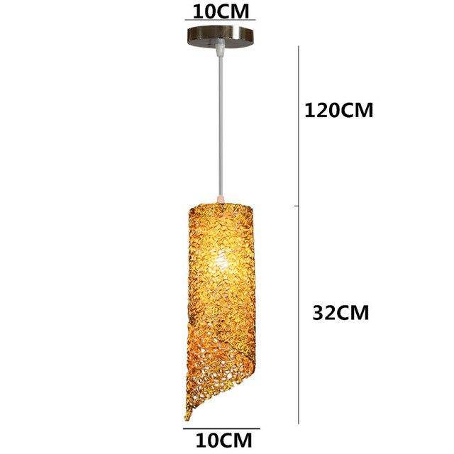 Suspension LED cylindrique coloré Home