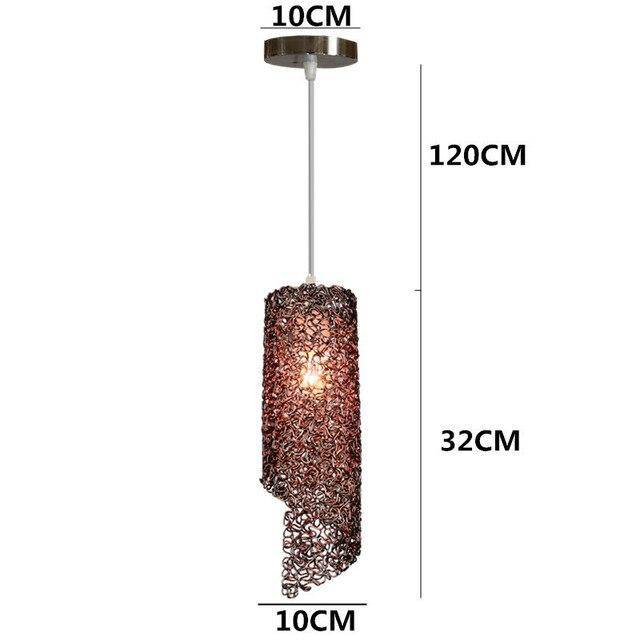 Suspension LED cylindrique coloré Home